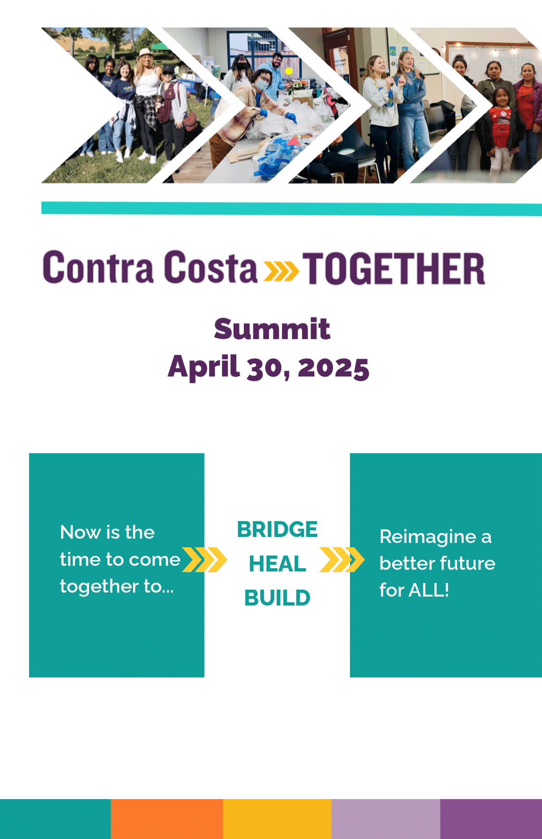 screenshot of the front cover of a pdf booklet agenda for the summit event